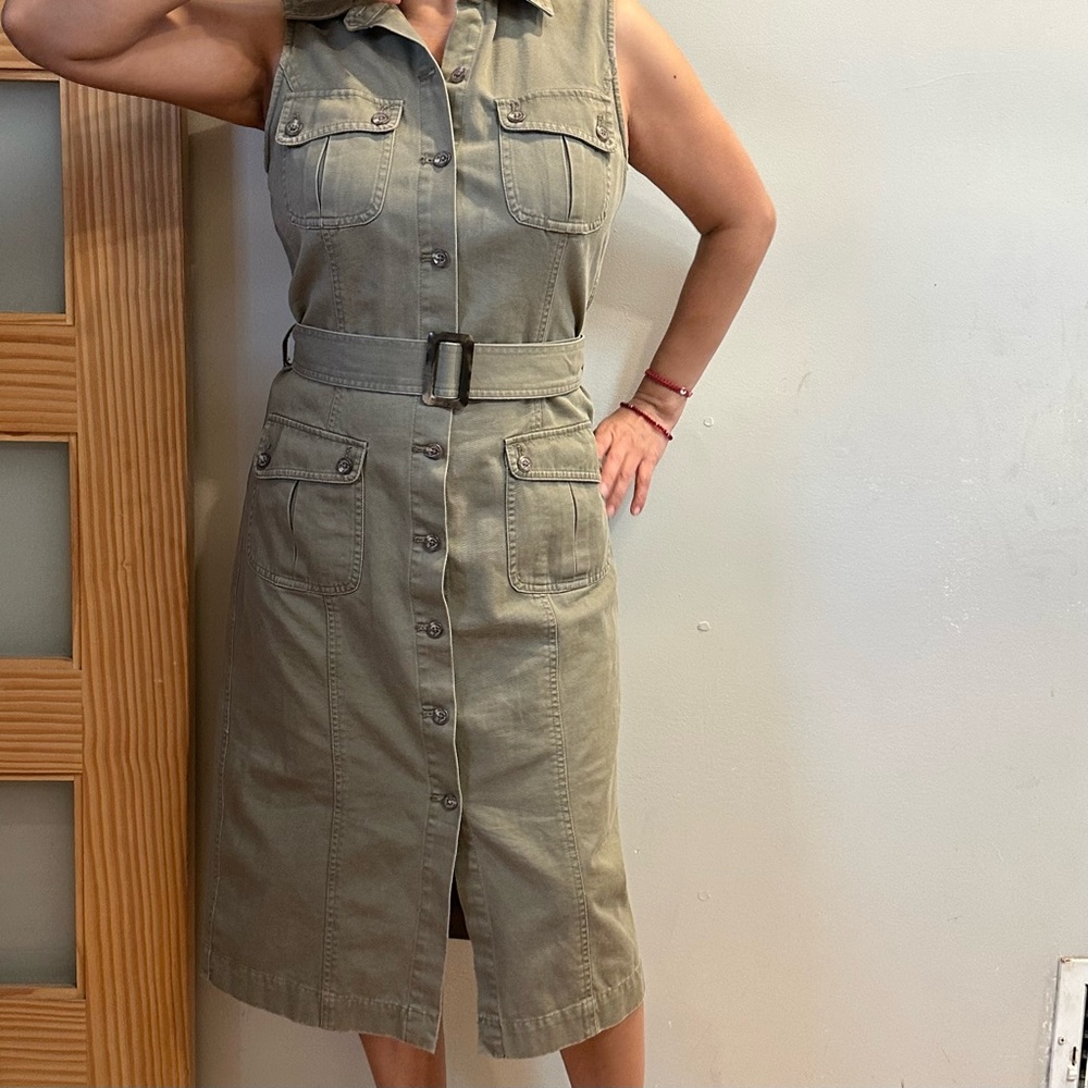 Ralph Lauren Denim Cargo Dress
